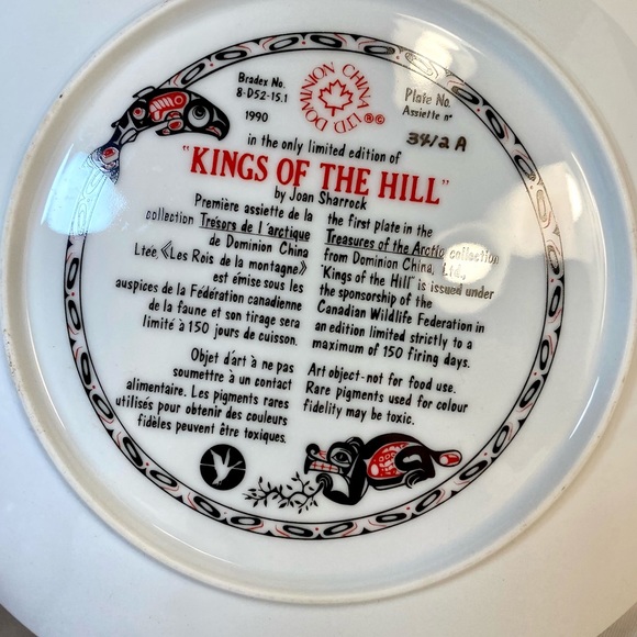Dominion China LTD 1990 Limited Edition of “Kings of the Hill” by Joan Sharrock - Picture 11 of 15